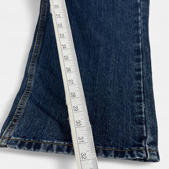 Levi's 505 Men's Straight Leg Blue Denim Jeans Mid-Rise Regular Fit 38x32 - Picture 8 of 16